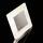 LED Wandeinbauleuchte Apus AC 230V warmweiß Edelstahl