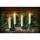 kabellose Kerzen, LUMIX SUPERLIGHT MINI, superhelle warmweiße LEDs, cremefarben Basis Set