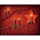 kabellose Kerzen, LUMIX SUPERLIGHT MINI, superhelle warmweiße LEDs, rot Erweiterungsset
