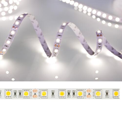 LED-Flexstreifen mit5050-SMD-LEDs, L 5 m,300 LEDs, 6000K,~1320 lm/m, ~14,4W/m