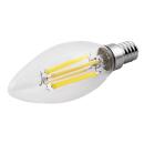 LED Filament Kerzenlampe McShine Filed, 3000K, E14, 6W, 1055lm, 230V, warmweiß