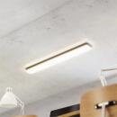 LED-Aufbauleuchte Plank 120 cm silber dimmbar 38/29W...