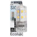 LED-Stiftsockellampe ECOLUX klar GY6,35 2700K 4W