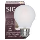 LED Filament Lampe E27 4,5W weiß matt dimmbar 2700K...