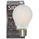 LED Filament Lampe E27 9W weiß matt dimmbar 2700K...