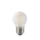LED-Filament-Lampe E27 4W weiß mattTropfen-Form...