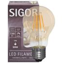 LED-Filament Lampe E27 7W goldfarben dimmbar 2400K...