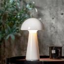 LED-Tischleuchte Mushroom, 16x28cm, weiß, Akku,...