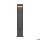 Flatt Pole 100 cm Stehleuchte Aluminium anthrazit IP65 Lichtfarbe schaltbar LED
