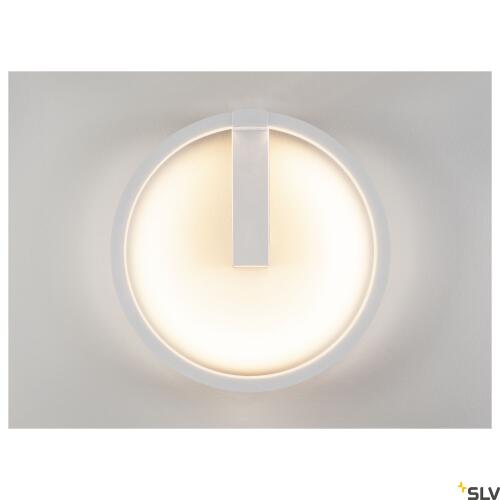 One 40 LED Wandleuchte weiß matt rund Ø40 cm Dali dimmbar Lichtfarbe schaltbar