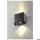 Mana Out LED Wandleuchte Up&Down anthrazit dimmbar 12W 16x16 cm IP65