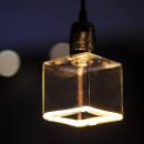 Segula LED Leuchtmittel Floating Cube 80 klar eckig E27...