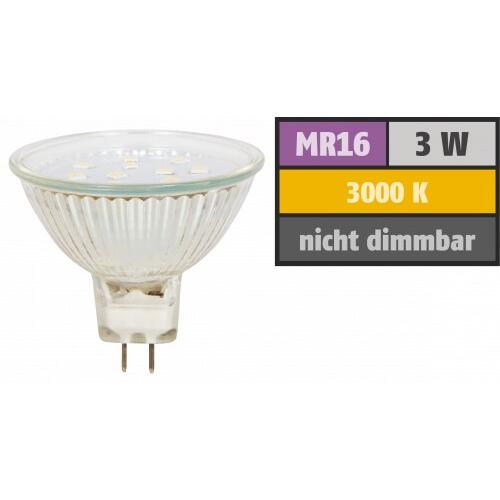 LED-Strahler McShine ET10, MR16, 3W, 250 lm, warmweiß