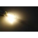 LED Filament Kerzenlampe McShine Filed, E14, 4W, 360 lm, warmweiß, klar