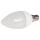 LED Kerzenlampe McShine, E14, 8W, 600lm, 160°, 3000K, warmweiß, Ø37x105mm
