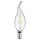 LED Filament Kerzenlampe Windstoß McShine, E14, 4W, 470lm, warmweiß, klar
