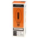 LED Filament 3er-Set Kerzenlampe E14 4W 360lm...