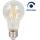 LED Filament Glühlampe McShine Filed, E27, 7,5W, 800 lm, warmweiß, dimmbar, klar