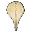 LED-Filament Lampe Giant Drop gold braun E27 5W 26,5cm...