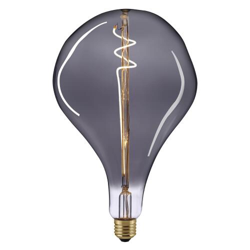 LED-Filament Lampe Giant Drop titan lila E27 5W 26,5cm Ø16,5cm dimmbar