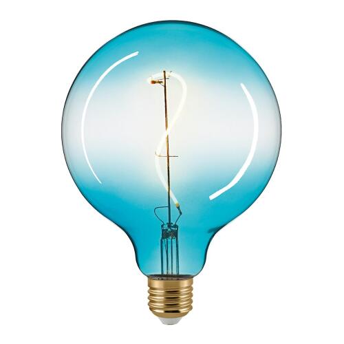 Sigor Oriental Gizeh LED Globelampe G125 dimmbar 4W extra warmweiß blau