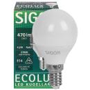 LED-Lampe, ECOLUX, Tropfen-Form, opal, E14/4,2W (40W),...