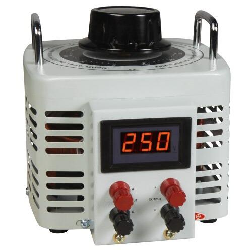 Ringkern-Stelltrafo McPower V-4000 LED, 0-250 V, 4 A, 1.000 W, NICHT galvanisch getrennt