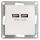 USB-Ladedose McPower Flair, 2-fach, 5V / 3,4A, UP, weiß
