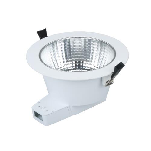 DOTLUX LED-Downlight CIRCLEugr 6W 3000/4000/5700K COLORselect weiß rund IP54