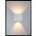 DOTLUX LED Wandleuchte BEAMO weiß IP54 Up/Down 10W 3000K warmweiß