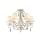 Brionia Kronleuchter cremegold Satin Schirme beige Kristalldeko Maytoni ARM172-05 Hängelampe