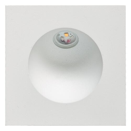 LED Wandeinbau - weiß,IP54 - 700mA - 2W - 3000K - 112lm