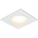 LED Deckeneinbauleuchte - quadratisch weiß,IP20 -...