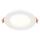 LED Einbaupanel weiß rund dimmbar IP20 12cm 9W 3000K warmweiß