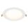 LED Einbaupanel weiß rund dimmbar IP20 17,2cm 15W 3000K warmweiß