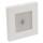 LED Wand Einbauleuchte weiß eckig mit Bewegungsmelder LWE-86WB 2W 100lm warmweiß 230V