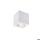 Triledo Single CL Deckenspot  eckig 8,5 cm weiß GU10