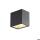 Sitra Cube LED Wandleuchte anthrazit Up/Down IP44 eckig