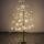 LED-Bäumchen, 240 warmweiße LEDs, braun formbare Zweige 120 cm Höhe