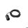 Fitu Pendelleuchte, A60, rund, schwarz, 5m Kabel mit offenem Kabelende, max. 60W