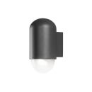 Konstsmide LED Wandleuchte Sassari anthrazit 4W warmweiß Glasschirm opal 7525-370