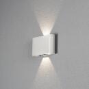 Konstsmide Chieri Wandleuchte weiß 2x6W LED verstellbarer Lichtaustritt Up/Down 7854-250
