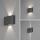 Konstsmide Chieri Wandleuchte anthrazit 2x6W LED verstellbarer Lichtaustritt Up/Down 7854-370