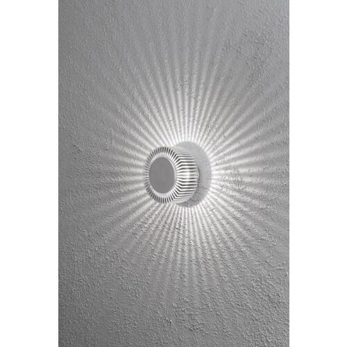 Konstsmide Monza dekorative Wandleuchte Aluminium LED 5W IP54 7932-310