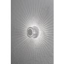 Konstsmide Monza dekorative Wandleuchte Aluminium LED 5W IP54 7932-310