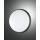 Fabas Luce Olly LED Deckenleuchte schwarz rund 24cm 23W IP54 3315-61-101