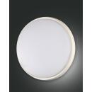 Fabas Luce Olly LED Deckenleuchte weiß rund 30cm 30W IP54 3315-65-102