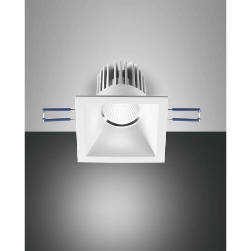 Fabas Luce Sigma Einbauspot eckig weiß LED 7W 3445-72-347