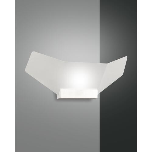 Fabas Luce Flap Wandleuchte weiß LED 15W dimmbar 3475-21-102