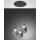 Fabas Luce Infinity Pendelleuchte schwarz 3-flammig Glasschirm Fume E27 3519-47-126